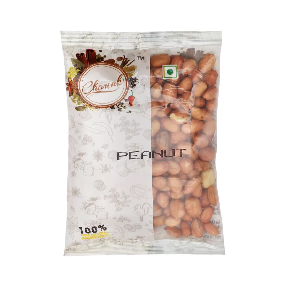 Raw Peanuts, 100g