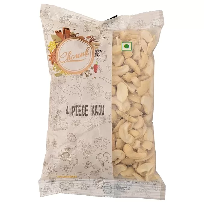 Chounk 4 Piece Broken Cashew (Kaju 4 Tukda LWP) Pouch -100gm