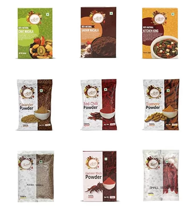 Chounk Chef’s Basics Spices Combo (1125 g, 9 Item Combo)