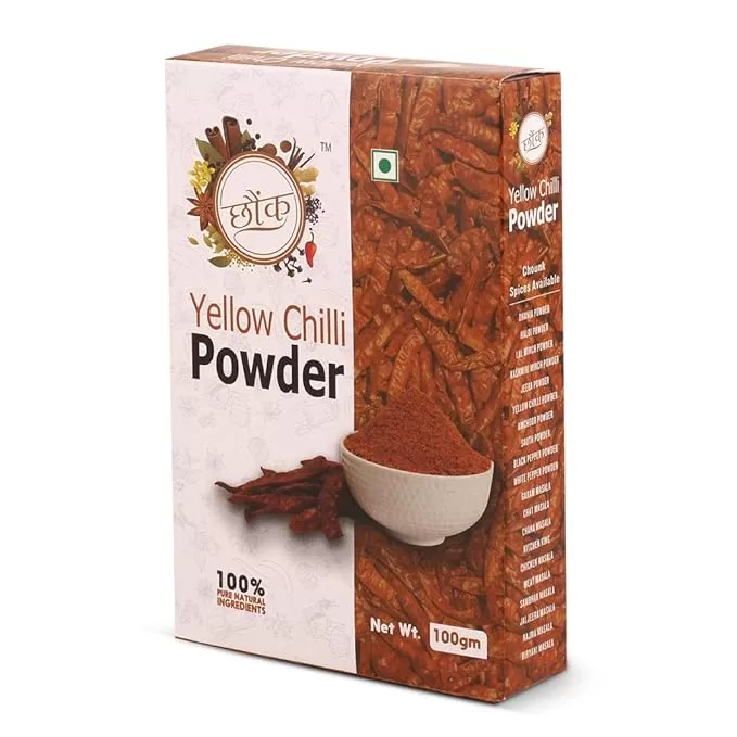 Yellow Chilli Powder (Peeli Mirch Powder) 200g - Image 3