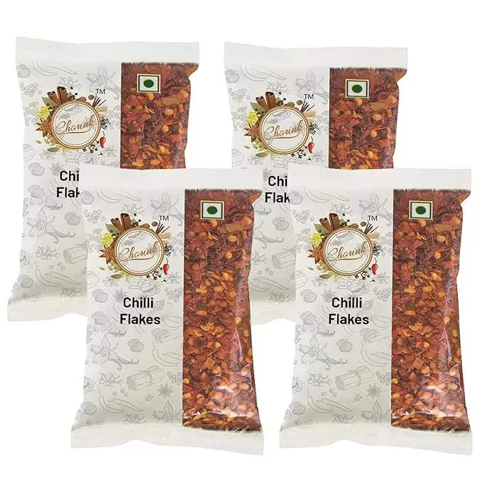 Chounk Premium Red Chilli Flakes 200gm Dried Chilli Flakes Crushed Red Pepper Flakes