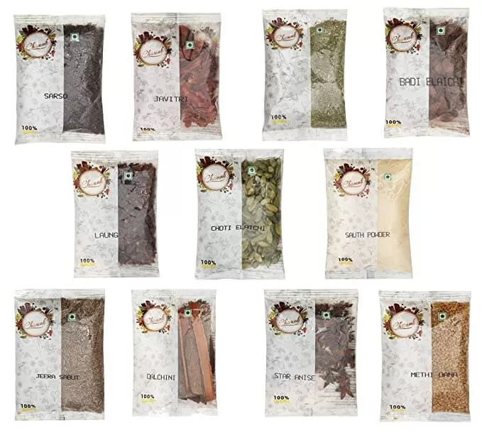 Chounk  Whole Spice Combo 12 Item Combo Pack , 840g