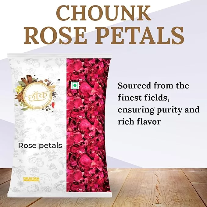 Sun Dried Rose petals, Rose Tea (Gulab patti), 200g - Image 3